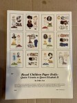 royal children paper dolls book bk